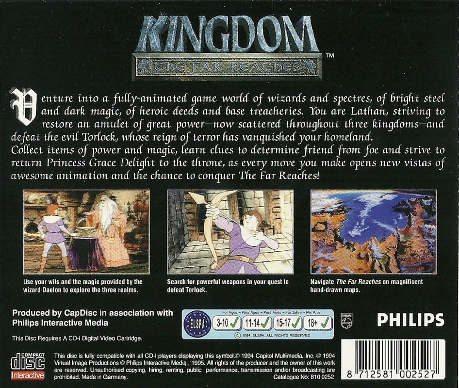 Kingdom: The Far Reaches box art for CD-i